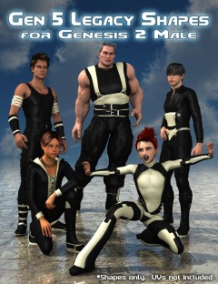 Generation 5 Legacy Shapes for Genesis 2 Male(s)