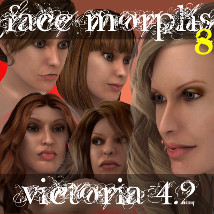 Farconville's Face Morphs 8 for Victoria 4.2