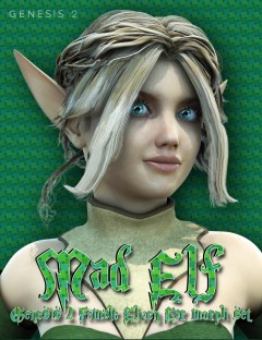 Mad Elf- Genesis 2 Female Elven Ears