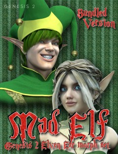 Mad Elf - Genesis 2 Elven Ears Bundle