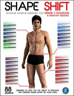 Shape Shift for Genesis 2 Male(s) / M6