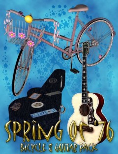 Spring of '76 - Bicycle and Guitar Set