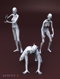 Genesis 2 Female Creature Creator Poses