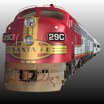 ATSF SUPER CHIEF BUNDLE for Poser