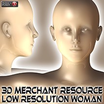 3D Merchant Resource - Low Resolution Woman