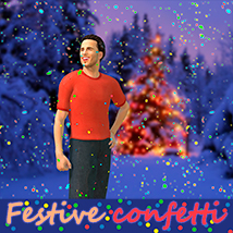 Festive confetti