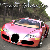 French Sports Car (Poser, 3ds, Vue, Obj)