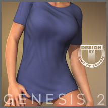 Real T-Shirt for Genesis 2 Female(s)