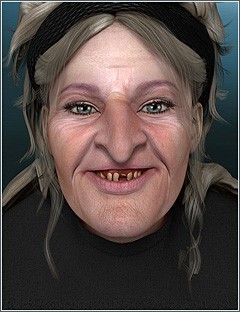 Greta the Old Hag for Genesis 2 Female