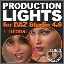 OOT Production Lights for DAZ Studio 4.6 (+Tutorial)