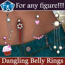 Dangling Belly Rings For Any Figure