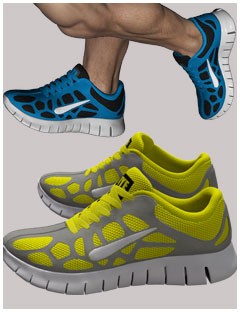 Running Shoes 2 For Genesis 2 Female(s) and Genesis