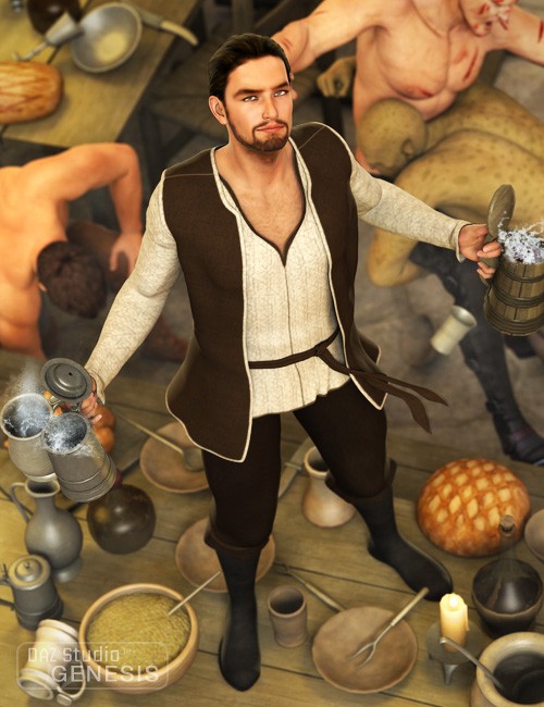 Tavern Keeper | Uniforms Costumes for Daz Studio