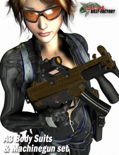 A3 Bodysuits & MachineGun set