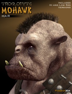 Troglodyte Mohawk Hair