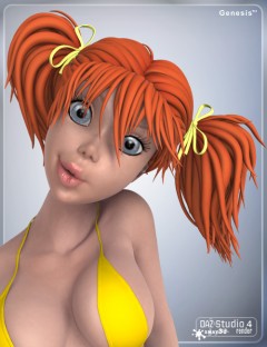 Nata Toon Hair for Genesis