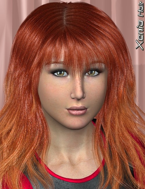 Xenia Hair | 3D Models for Daz Studio and Poser