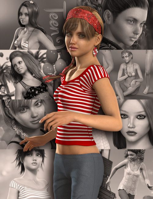 Teen Josie 6 Starter Bundle 3d Models For Daz Studio And Poser