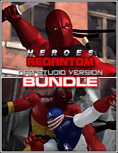 Heroes- Redantom for DAZ Studio Bundle