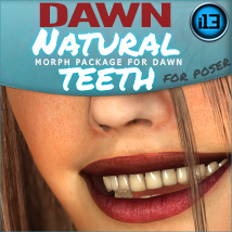 i13 NATURAL TEETH morphs for Dawn