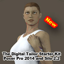 The Digital Tailor Starter Kit Poser Pro 2014 and Silo