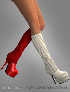 Leg Warmer Boots For Genesis 2 Female(s)