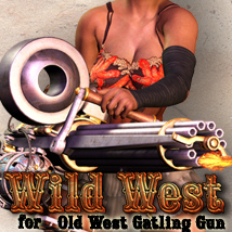 Wild West for Old West Gatling Gun