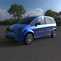 Chevrolet Meriva 2003 (for Wavefront OBJ)