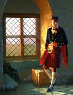 Scottish Kilts- Prince Charlie Outfit