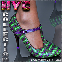 NYC Collection: T-Strap Pumps