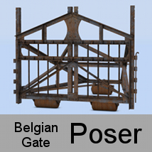 Barricade Belgian gate