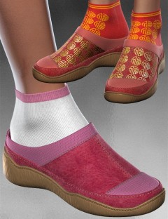 Candy Clogs Ankle Socks For V4 A4