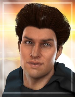 Paulie Hair for Genesis 2 Male(s)