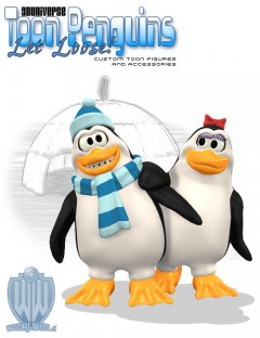 3D Universe- Toon Penguins