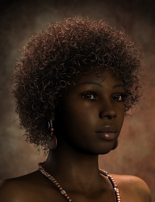 Beautiful Black HairStyles | 3D Models for Daz Studio and Poser