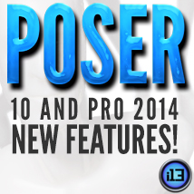 Poser 10 and Poser Pro 2014 New Features