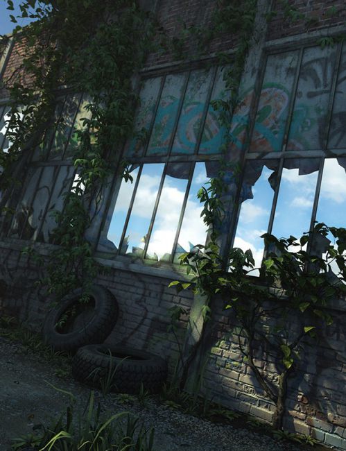 Abandoned Interiors: Warehouse | 3d Models for Daz Studio and Poser