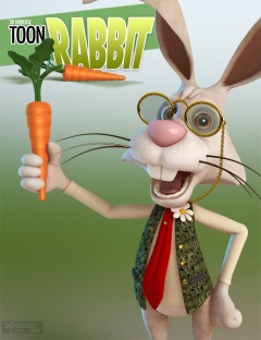 Toon Rabbit for Poser