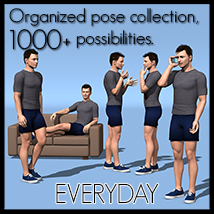 Everyday poses collection M4