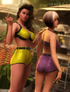 Lucille's Bikini for Genesis 2 Female(s)