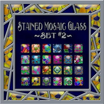 Stained Mosaic Glass-Set #2 Layer Styles