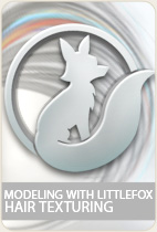 Modeling with Littlefox 5- Hair Texturing