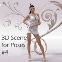 3D Scene for Poses #4