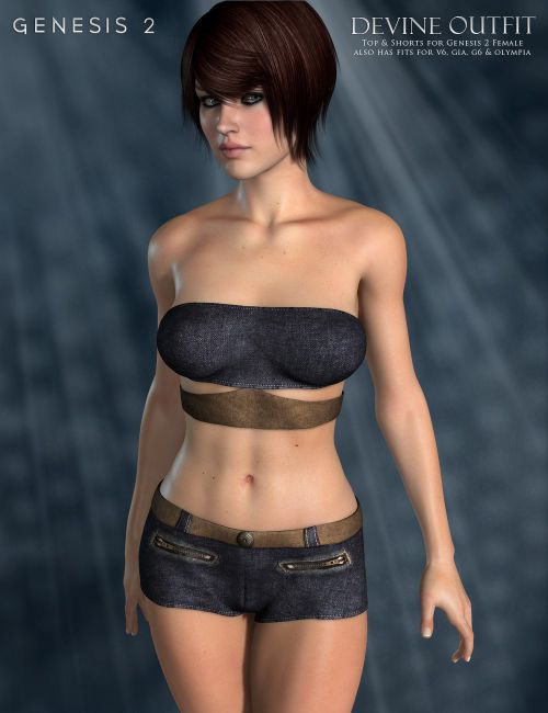 Click here to see preview images for "Devine Outfit for Genesis 2 Female(s)" Devine Outfit for Genesis 2 Female(s)
