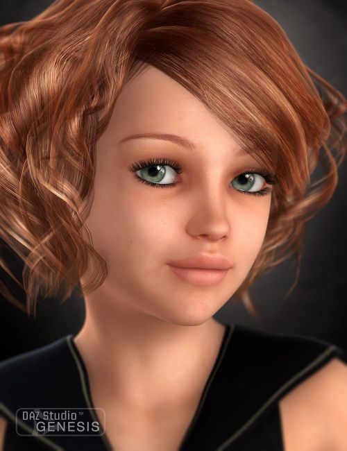 Young Teens 5 Julie | Children for Daz Studio and Poser