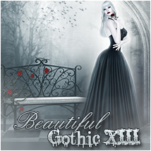 Beautiful Gothic XIII- White & Red