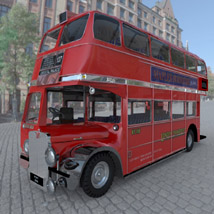 Bus AEC London (for 3D Studio Max)