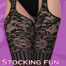 Stocking Fun - Suspender Support PantyHose