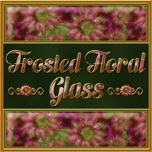 Frosted Floral Glass Layer Styles