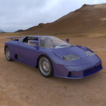 Bugatti EB 110 (for 3D Studio Max)